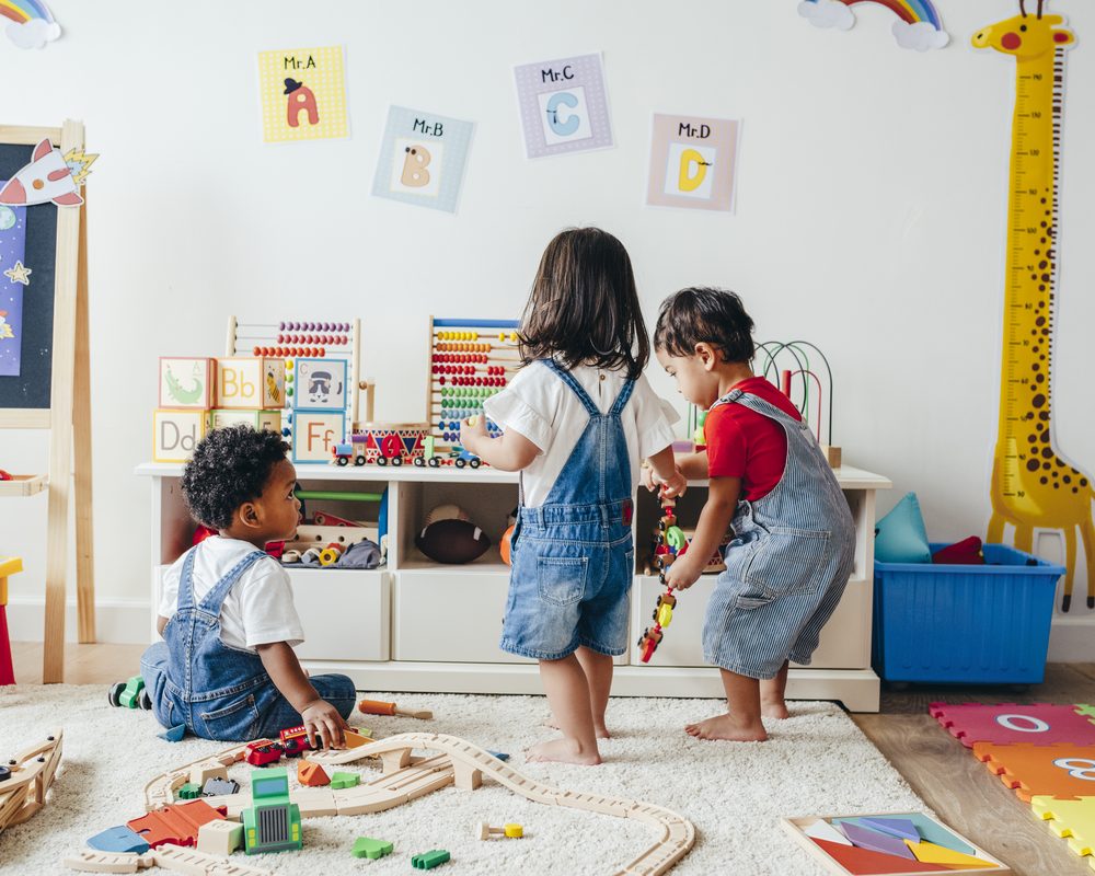 Children learning through play at Little Ville